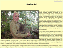 Tablet Screenshot of maxfrenkel.ch